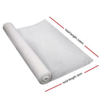 Instahut 3.66x30m 30% UV Shade Cloth Shadecloth Sail Garden Mesh Roll Outdoor White