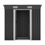 Giantz 1.94 x 1.21m metal Tool Shed - Grey