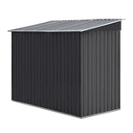 Giantz 2.38 x 1.31m Steel Garden Shed - Grey