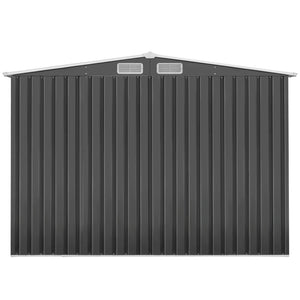 Giantz 2.02 x 3.2m Metal Shed - Grey