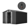 GIANTZ Garden Shed Workshop Shelter Metal Tool 2.6x3.9x2M