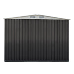 Giantz 2.05 x 2.57m Steel Garden Shed with Roof - Grey