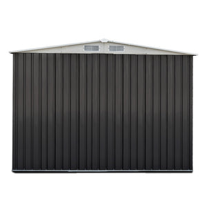 Giantz 2.05 x 2.57m Steel Garden Shed with Roof - Grey