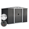 Giantz 2.05 x 2.57m Steel Base Garden Shed - Grey