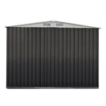 Giantz 2.05 x 2.57m Steel Base Garden Shed - Grey