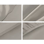 Giselle Bedding Double Size 1000TC Bedsheet Set - Grey