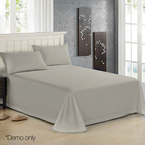 Giselle Bedding King Size 1000TC Bedsheet Set - Grey