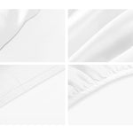 Giselle Bedding King Size 1000TC Bedsheet Set - White