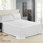 Giselle Bedding Double Size 4 Piece Bedsheet Set - White