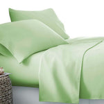 Giselle Bedding Queen Size 4 Piece Micro Fibre Sheet Set - Apple