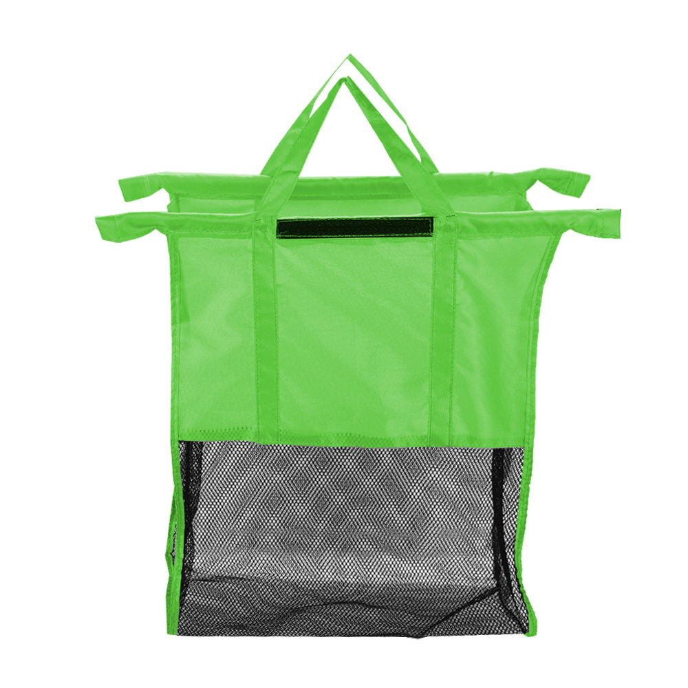 Set of 4 Shopping Trolley Bags System Reusable Shopping Bags