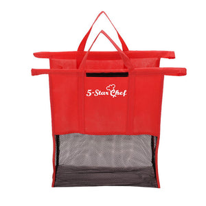 Set of 4 Reusable Shopping Trolley Bag System