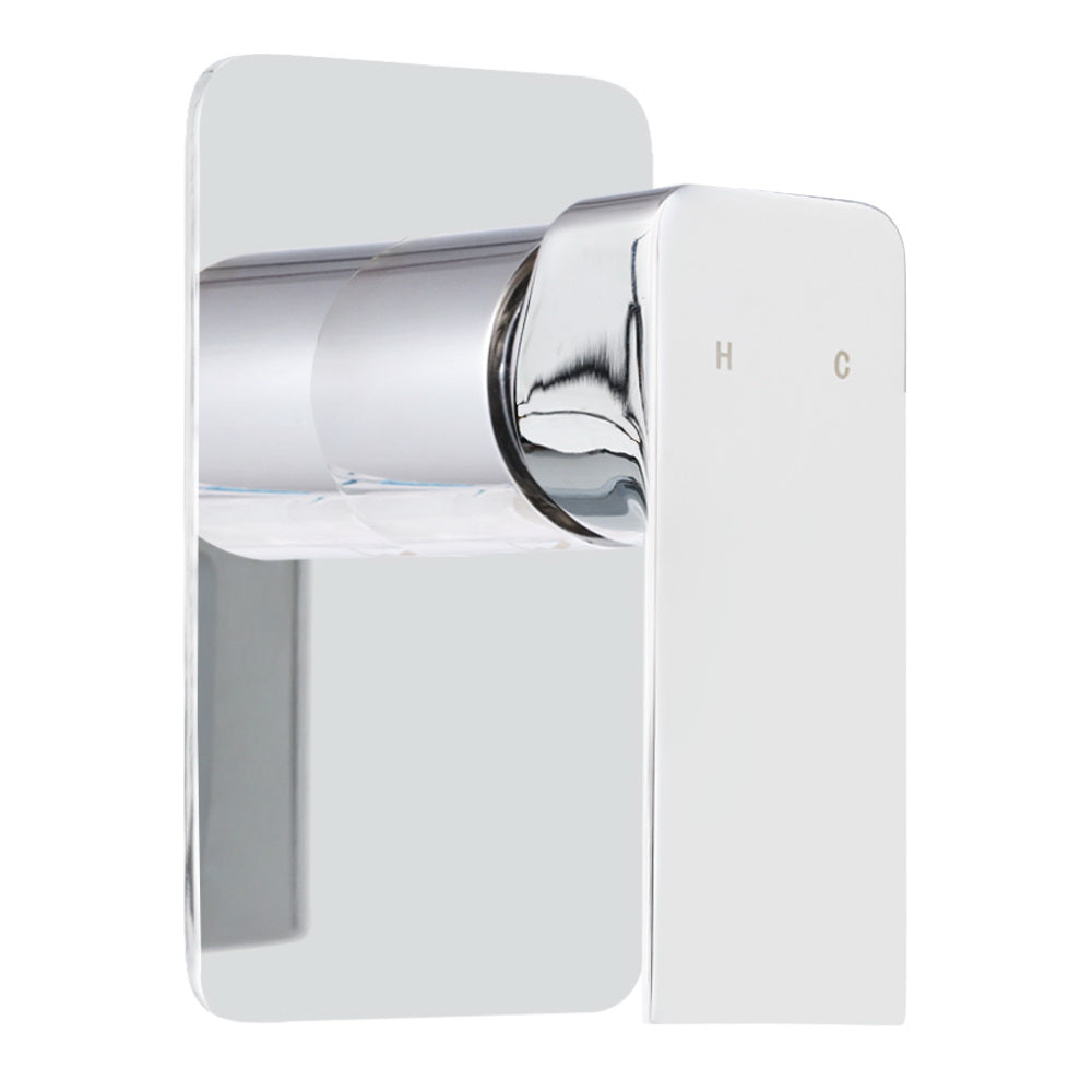 Brass Shower Mixer Head Hot and Cold Bathroom Tap Chrome