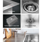 Cefito 450 x 300mm Stainless Steel Sink