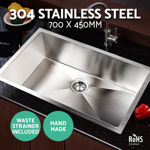 Cefito 700 x 450mm Stainless Steel Sink
