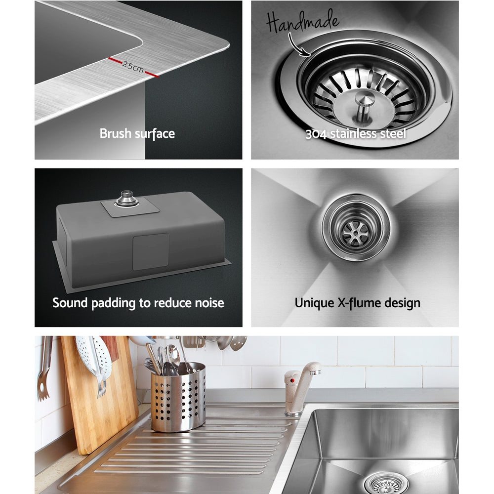 Cefito 700 x 450mm Stainless Steel Sink