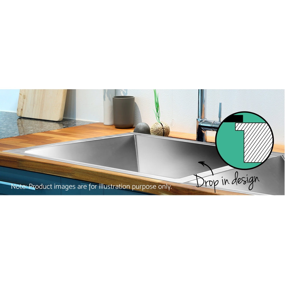 Cefito 770 x 450mm Stainless Steel Sink