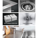 Cefito 865 x 440mm Stainless Steel Sink