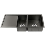 Cefito 1000 x 450mm Stainless Steel Sink Silver Black