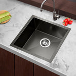 Cefito 440 x 440mm Stainless Steel Sink - Black