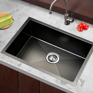 Cefito 600 x 450mm Stainless Steel Sink - Black