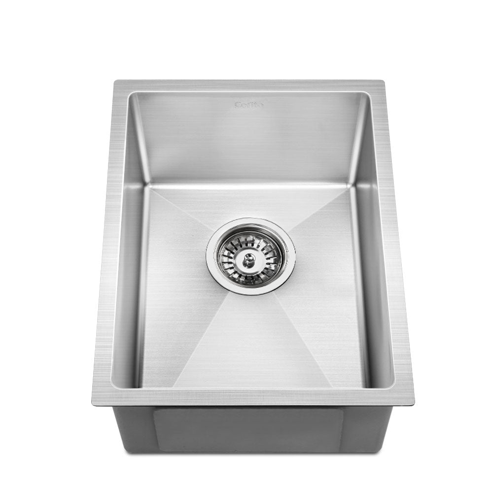 Cefito 340x440mm Stainless Steel Kitchen Laundry Sink Single Bowl Nano Silver