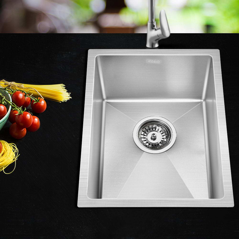 Cefito 340x440mm Stainless Steel Kitchen Laundry Sink Single Bowl Nano Silver