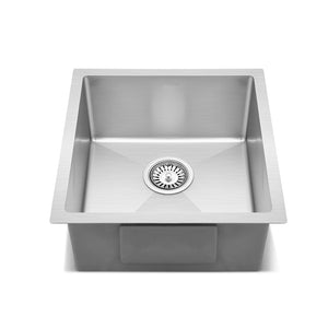 Cefito 440x450mm Stainless Steel Kitchen Laundry Sink Single Bowl Nano Silver