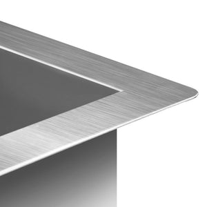 Cefito 540x440mm Stainless Steel Kitchen Laundry Sink Single Bowl Nano Silver