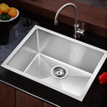 Cefito 540x440mm Stainless Steel Kitchen Laundry Sink Single Bowl Nano Silver