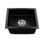 Cefito 460 x 410 mm Granite Stone Sink - Black
