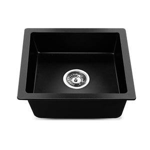 Cefito 460 x 410 mm Granite Stone Sink - Black