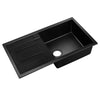 Cefito 860 x 500mm Granite Stone Sink - Black