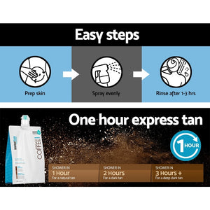 Minetan 1L Spray Tan Solution 1 Hour 2 HR Tanning Sunless