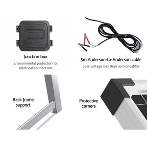 Solraiser 120W Folding Solar Panel Kit Regulator