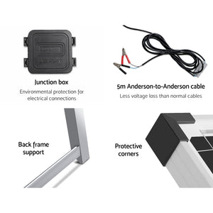 Solraiser 160W Folding Solar Panel Kit Regulator