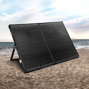 Solraiser 300W Folding Solar Panel Kit Regulator Black