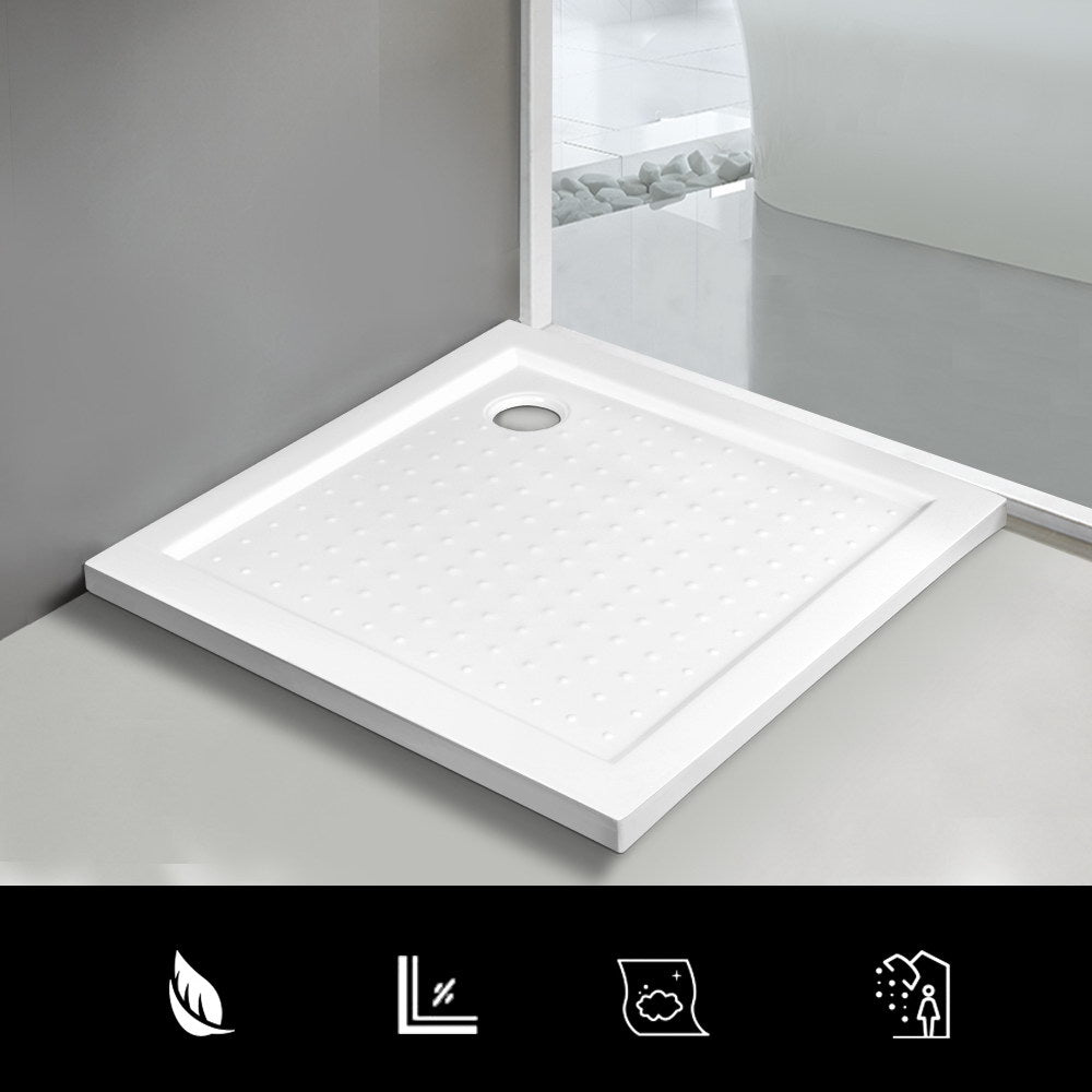 Cefito Shower Base Bathroom Over Tray Acrylic ABS Square 800x800mm White