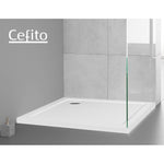 Cefito Shower Base Bathroom Over Tray Acrylic ABS Square 900x900mm White