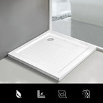 Cefito Shower Base Bathroom Over Tray Acrylic ABS Square 900x900mm White