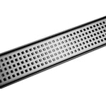 800mm Stainless Steel Shower Grate Tile Drain Square Bathroom Home