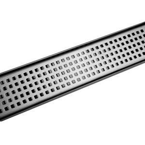 800mm Stainless Steel Shower Grate Tile Drain Square Bathroom Home