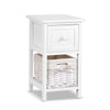 2 PCS Ariss Bedside Table - White