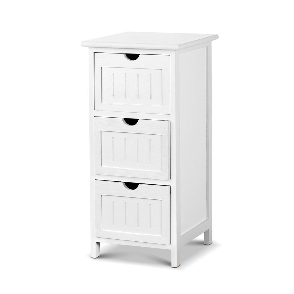 Artiss Bedside Table - White