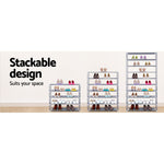 10 Tier Stackable Shoe Rack