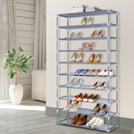 10 Tier Stackable Shoe Rack