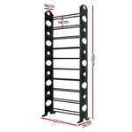 10 Tier Stackable Shoe Rack