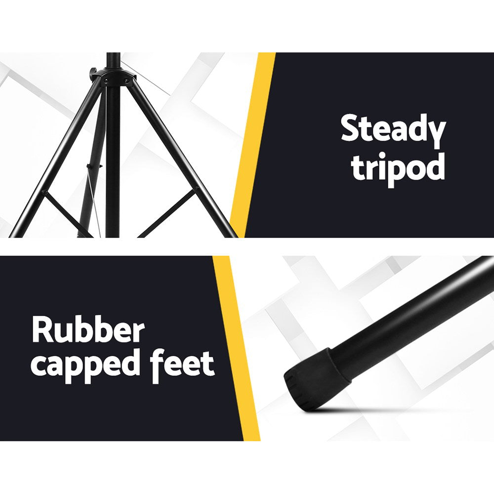 Adjustable T-Bar Lighting Tripod - Black