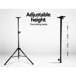 Set of 2 Adjustable 200CM Speaker Stand - Black