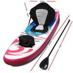 Weisshorn Stand Up Paddle Boards 10" Inflatable SUP Surfboard Paddleboard Kayak Seat